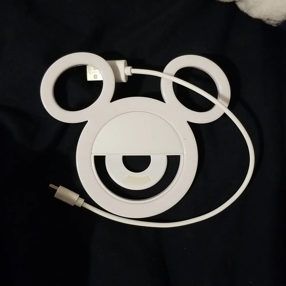 Mickey ears clip on ring light